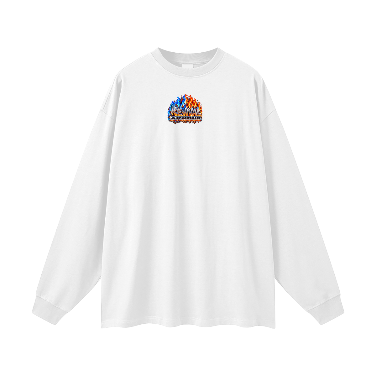 JESUS CAME TO SET THE WORLD ON FIRE AND WISHED IT WAS ALREADY BURNING ACCORDING TO LUKE 12:49 REVIVAL ARMOUR Long Sleeve T-Shirt