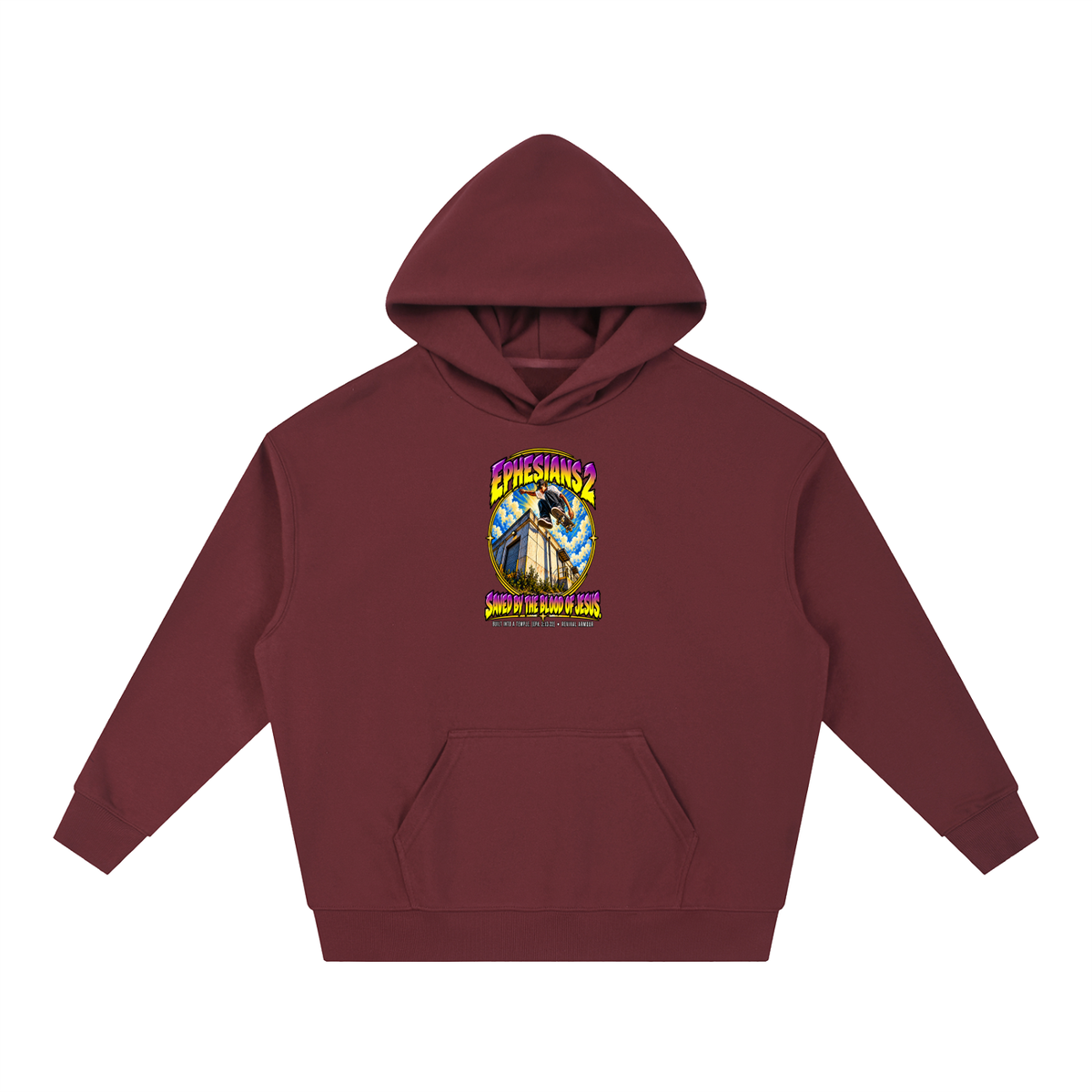 EPHESIANS 2 SAVED BY THE BLOOD OF JESUS BUILT INTO A TEMPLE. (EPH. 2:13-22) Hoodie