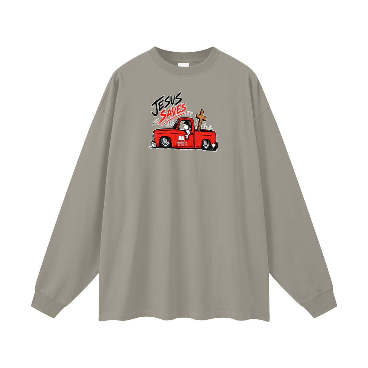 Oversized Unisex Long Sleeve T-Shirt