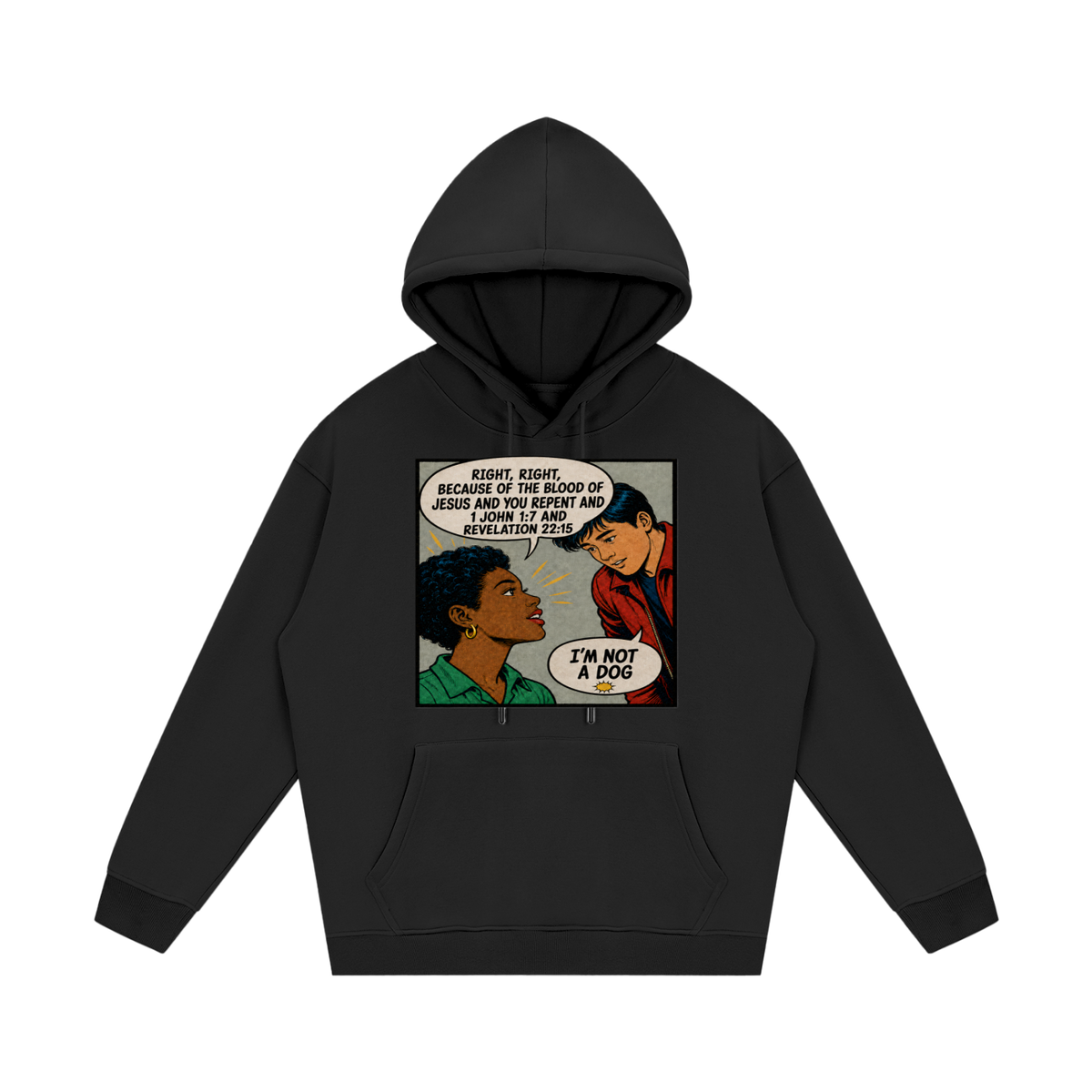 I'm not a dog Hoodie