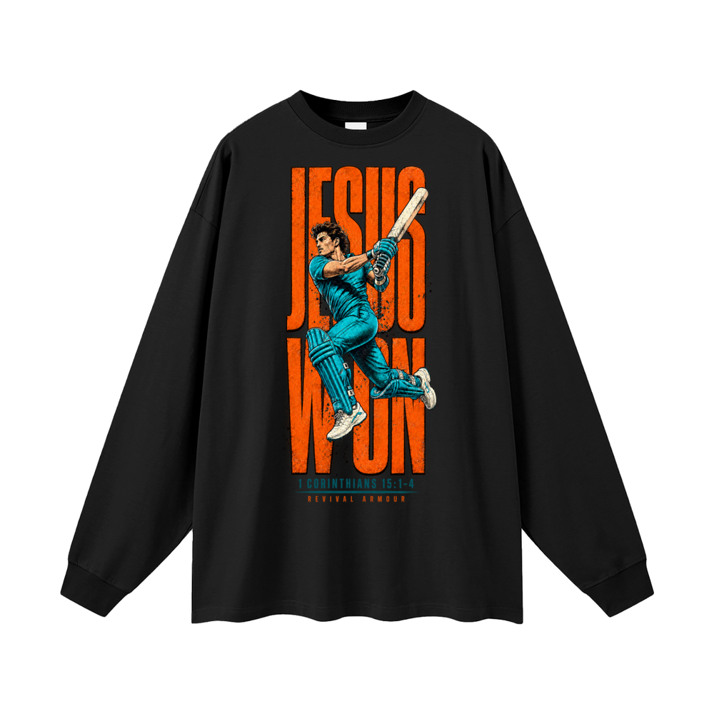 Jesus Won Long Sleeve T-Shirt