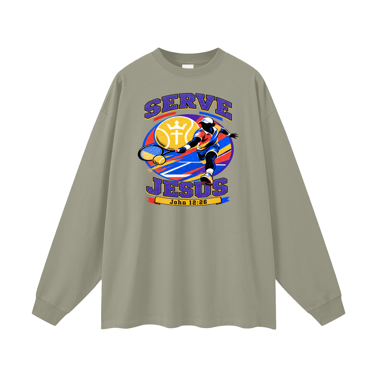 Serve Jesus Long Sleeve T-Shirt