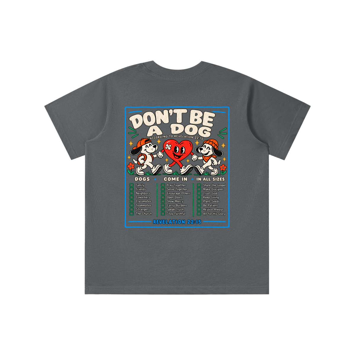 CAST ALL YOUR BURDENS TO JESUS ACCORDING TO Matthew 11:28–30 THO youth T-shirt