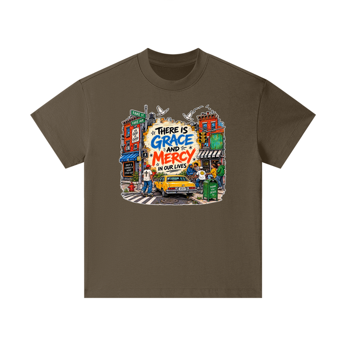 THERE IS GRACE AND MERCY IN OUR LIVES THANK YOU JESUS Kids T-Shirt