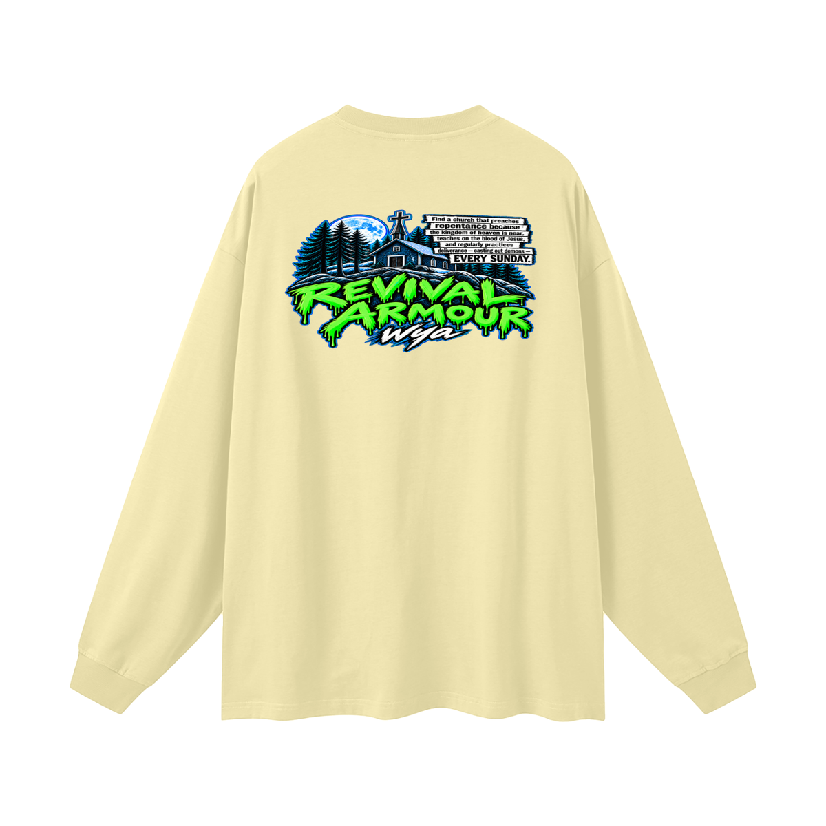 REVIVAL ARMOUR wya Long Sleeve T-Shirt