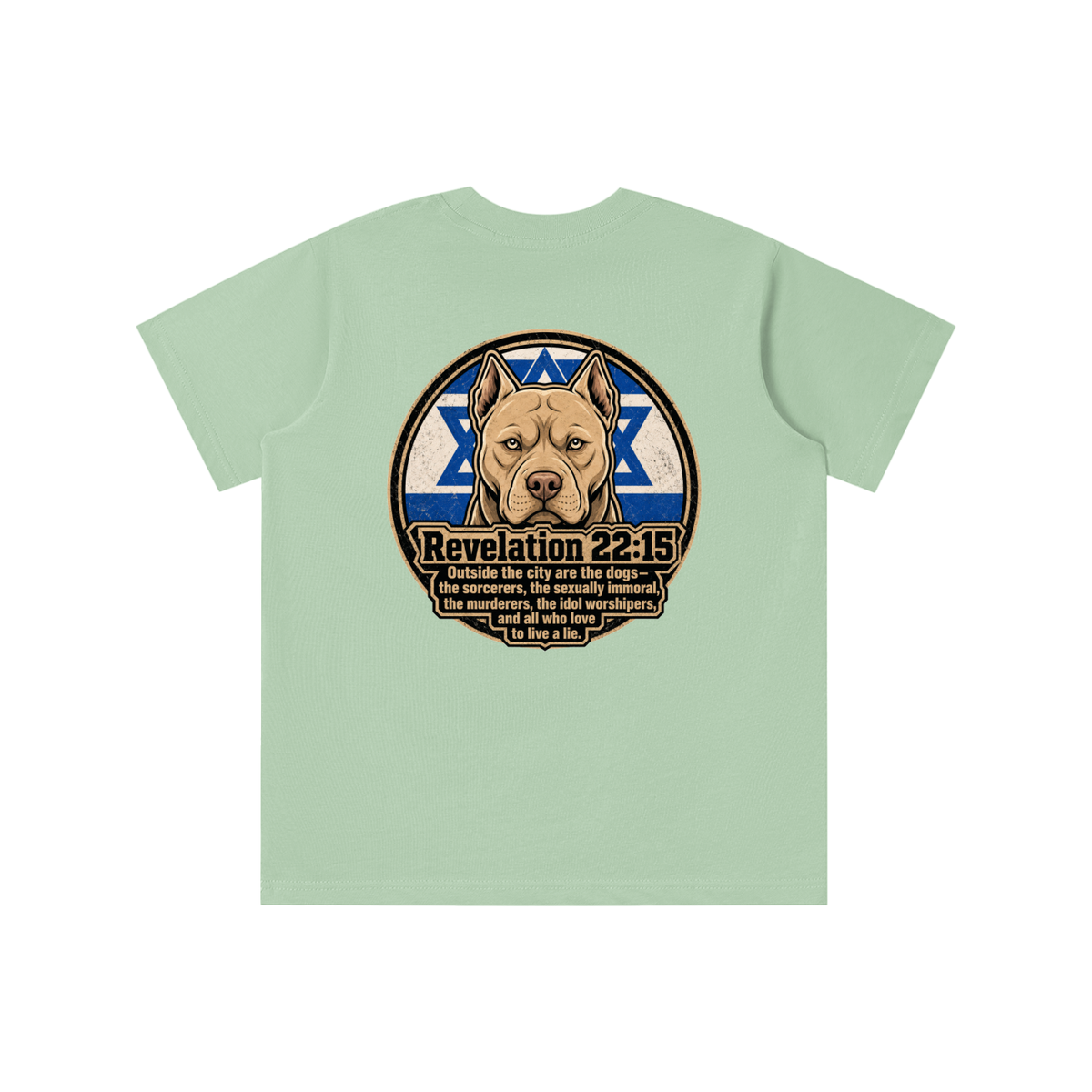 Revelation 22:15 NLT Youth T-shirt