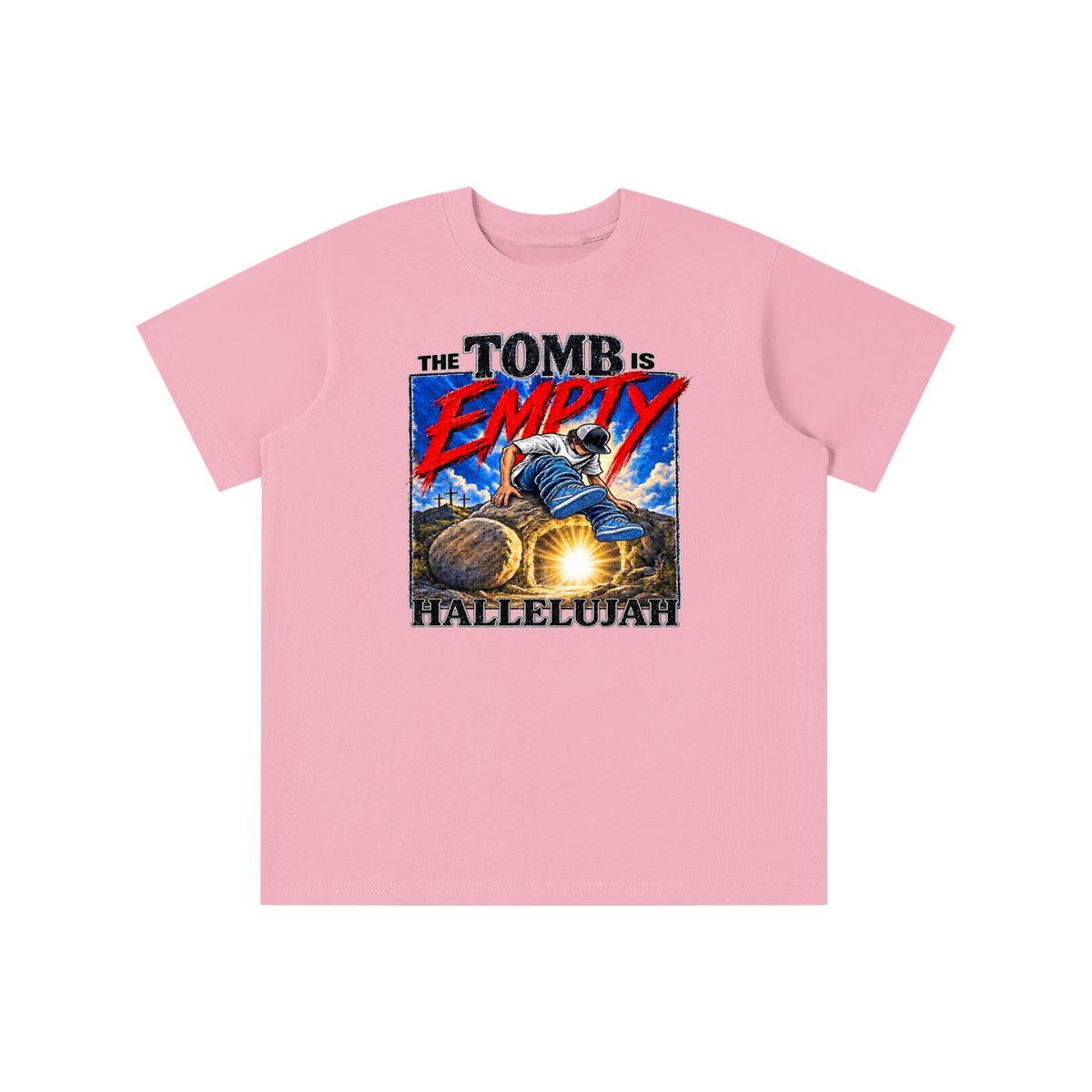 THE TOMB IS EMPTY HALLELUJAH youth T-shirt