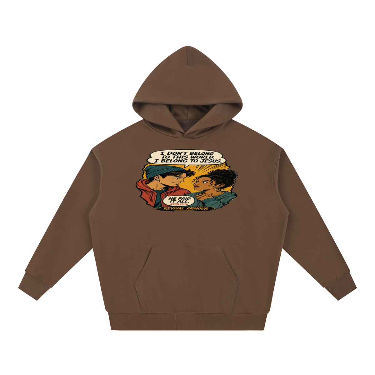 John 17:16 inspired Hoodie