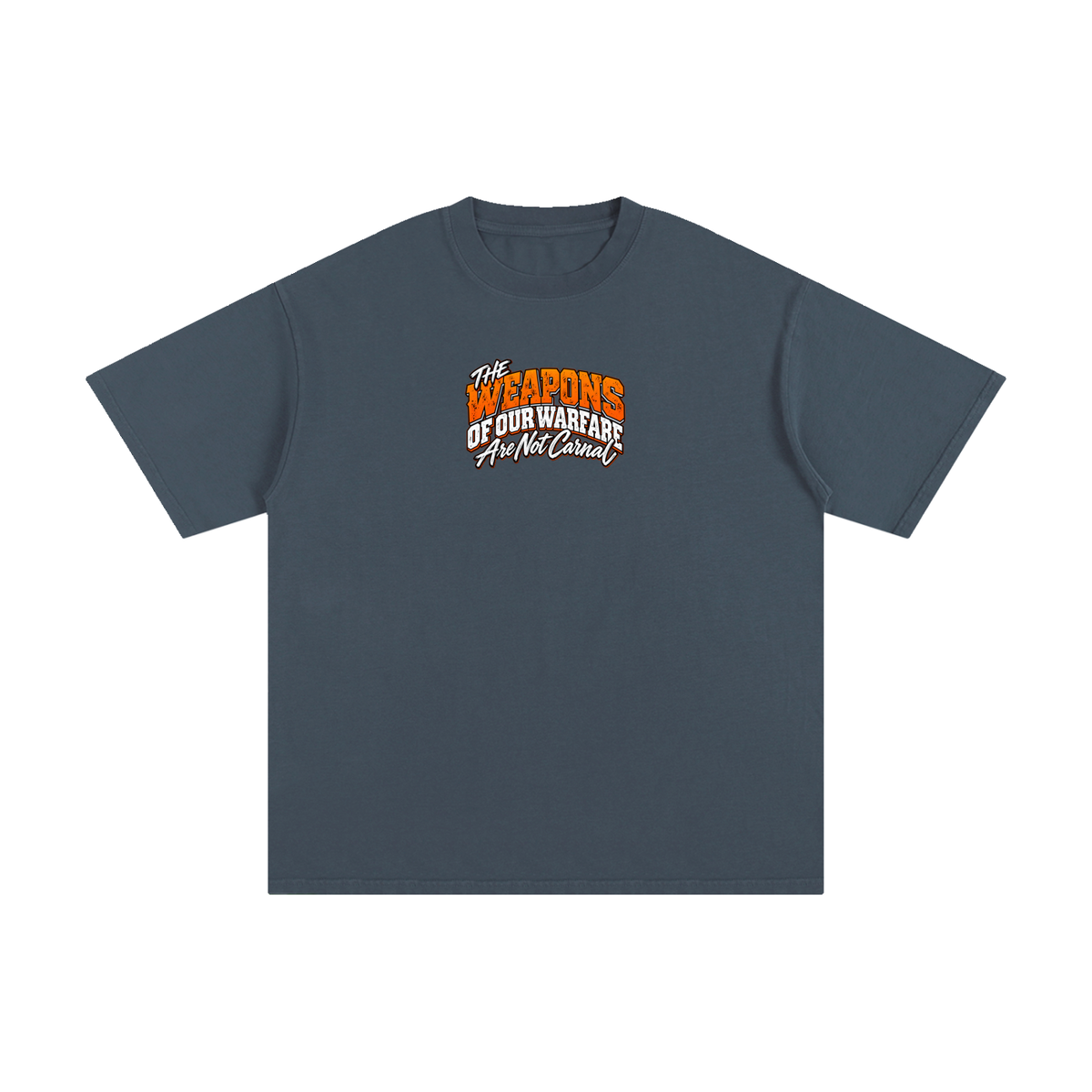 THE WEAPONS OF OUR WARFARE ARE NOT CARNAL HE IS COMMANDING EVIL SPIRITS TO LEAVE IN THE NAME OF JESUS - LUKE 10:19 - T-Shirt