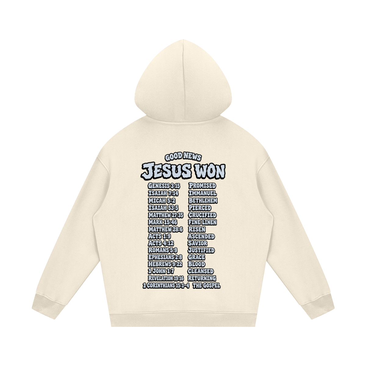 Jesus Won Hoodie