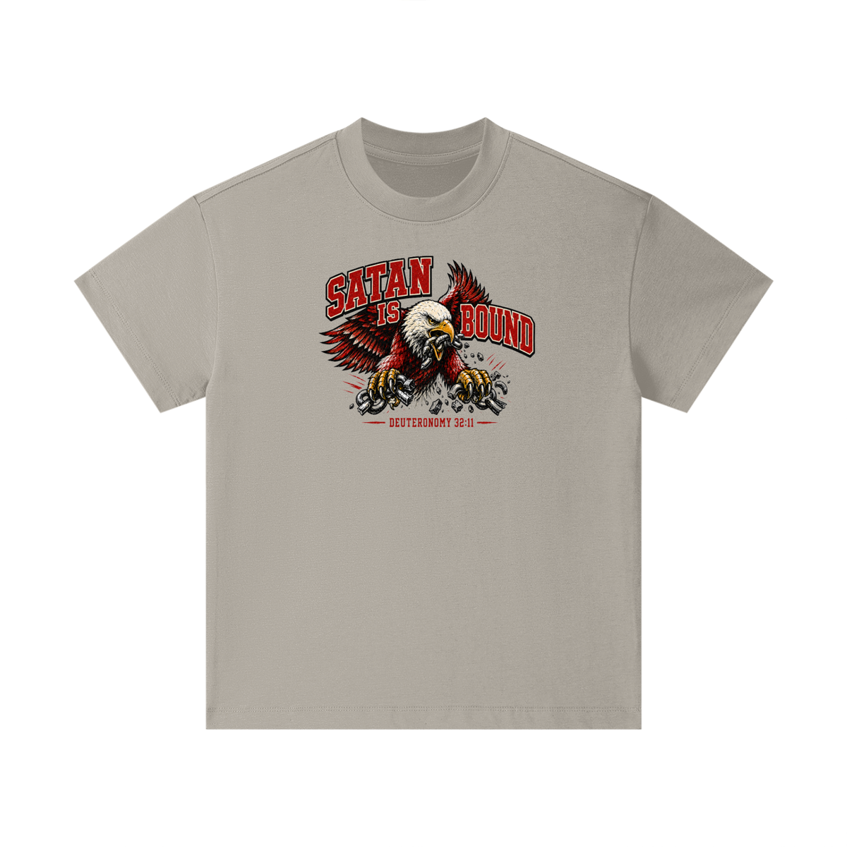 SATAN IS BOUND - DEUTERONOMY 32:11 - Kids T-Shirt