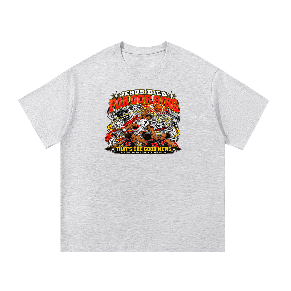 Jesus died for our sins that's the good news according to 1 Corinthians 15:1-4  T-Shirt