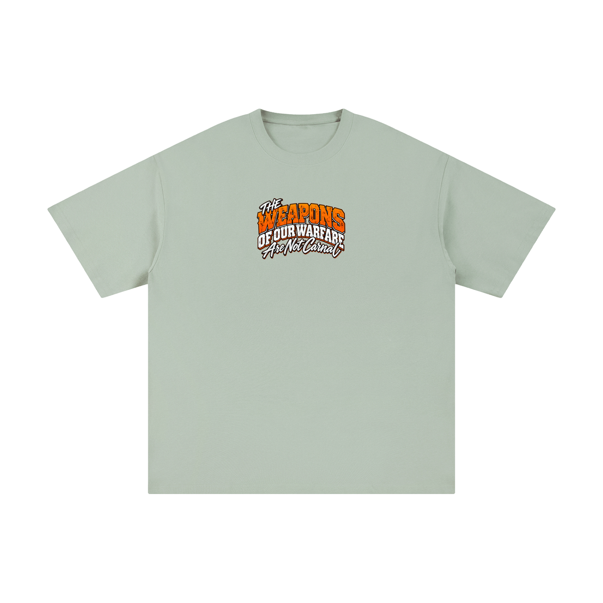 THE WEAPONS OF OUR WARFARE ARE NOT CARNAL HE IS COMMANDING EVIL SPIRITS TO LEAVE IN THE NAME OF JESUS - LUKE 10:19 - T-Shirt
