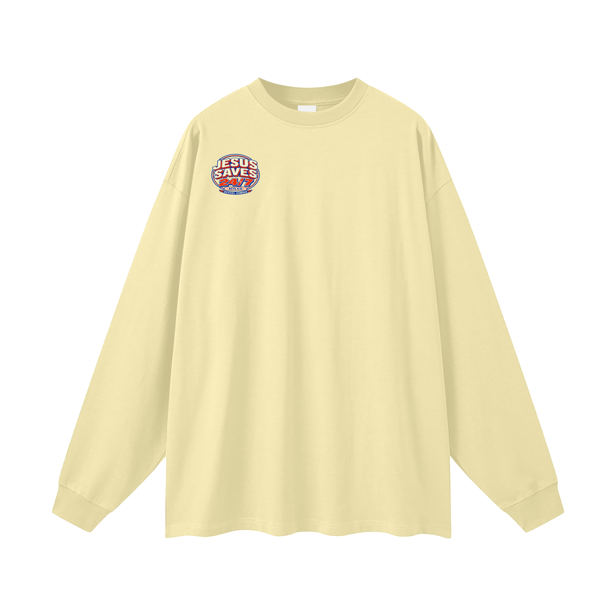 Jesus saves 24/7 Long Sleeve T-Shirt