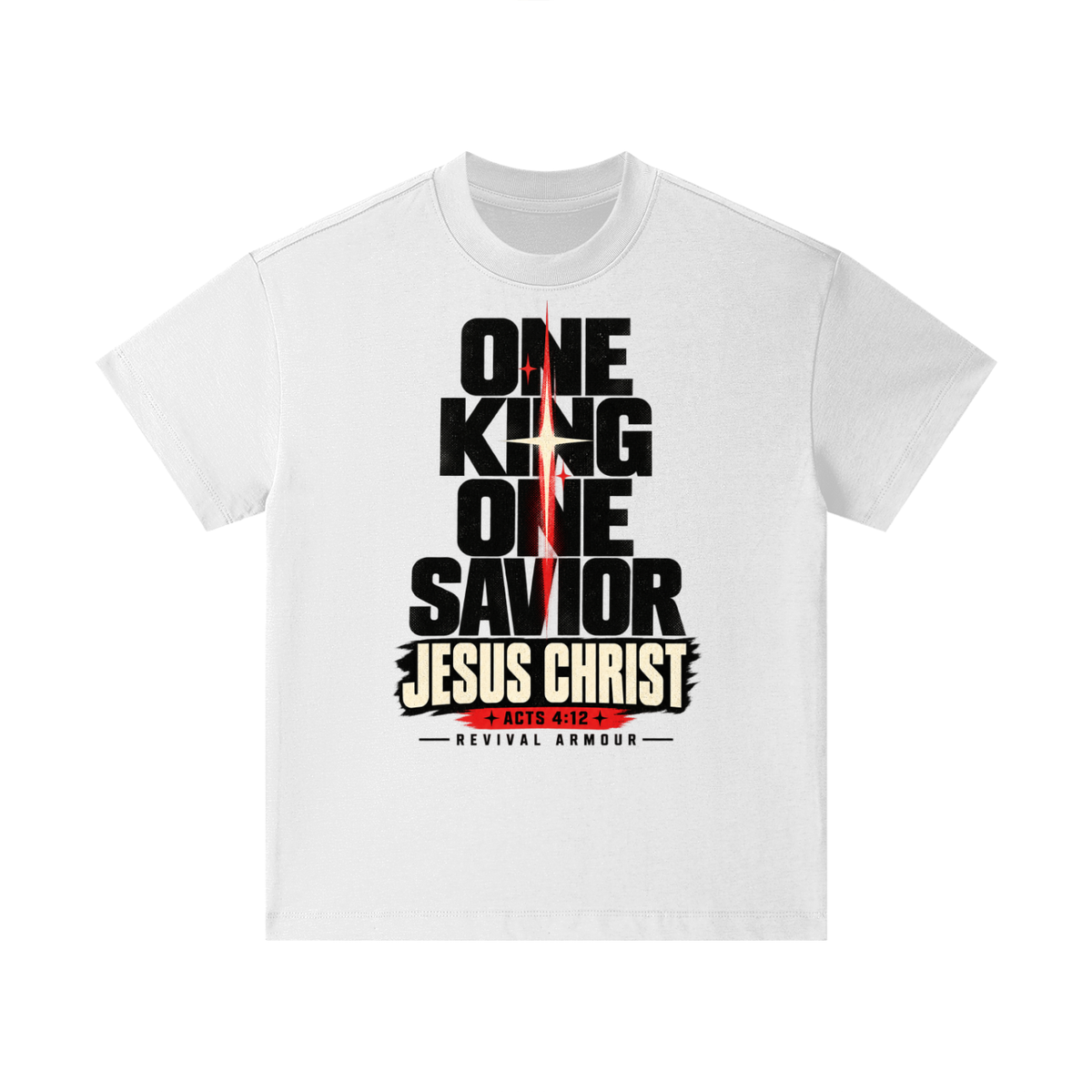 One King One Savior Jesus Christ Kids T-Shirt