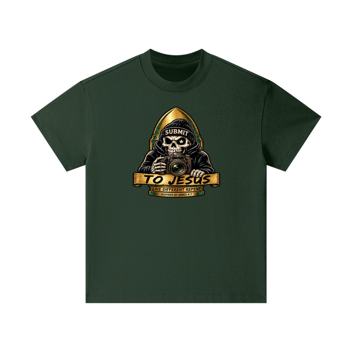 SUBMIT TO JESUS LIVE DIFFERENT REPENT INSPIRED BY JAMES 4:7 Kids T-Shirt