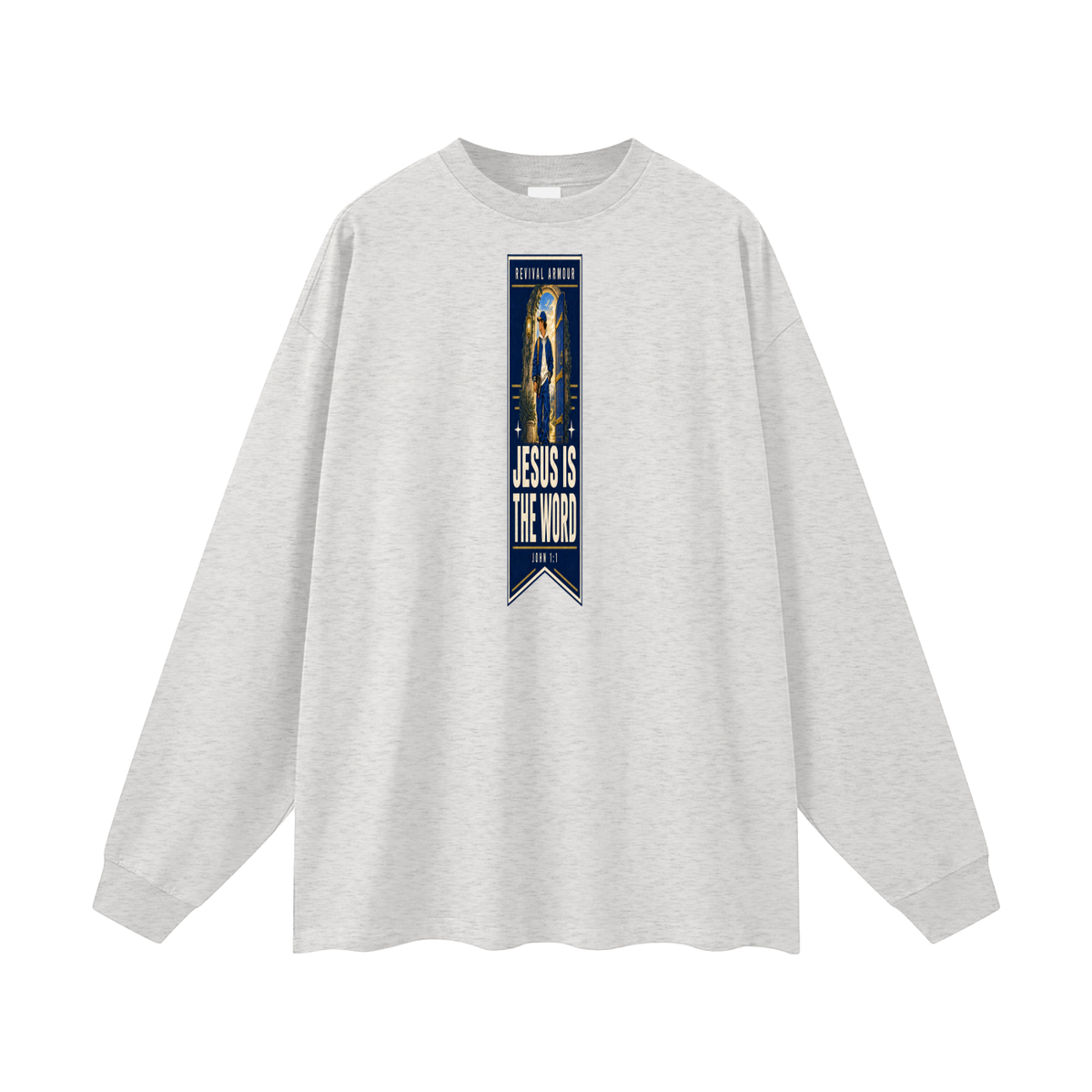 REVIVAL ARMOUR JESUS IS THE WORD _ JOHN 1:1 Long Sleeve T-Shirt