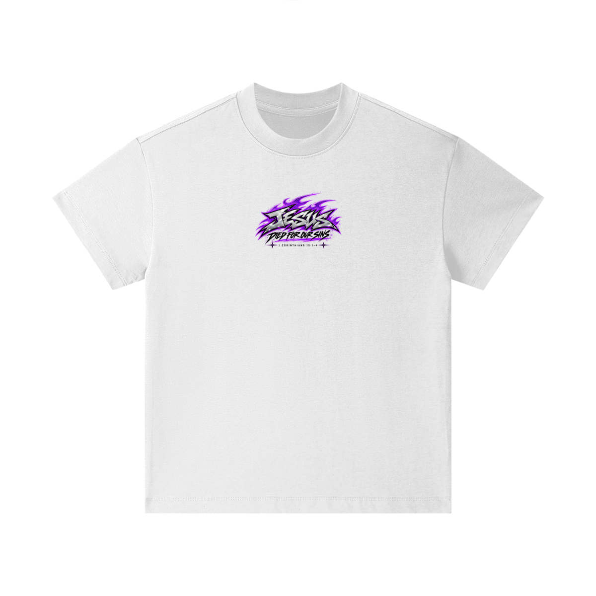 JESUS DIED FOR OUR SINS 1 CORINTHIANS 15:1-4 Kids T-Shirt