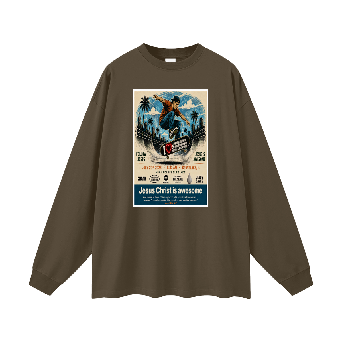 Jesus is awesome Long Sleeve T-Shirt