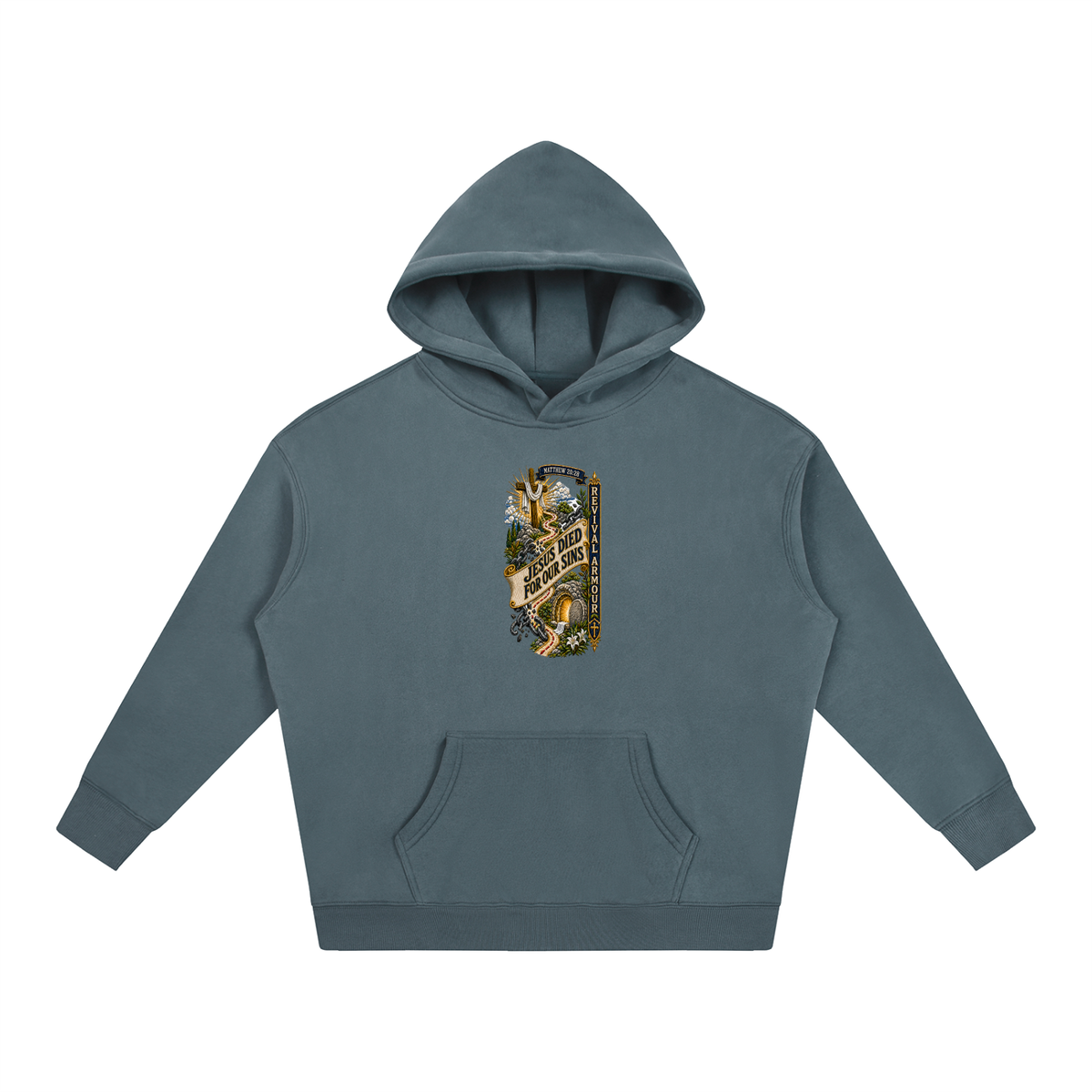 MATTHEW 20:28 Jesus died for our sins REVIVAL ARMOUR Hoodie
