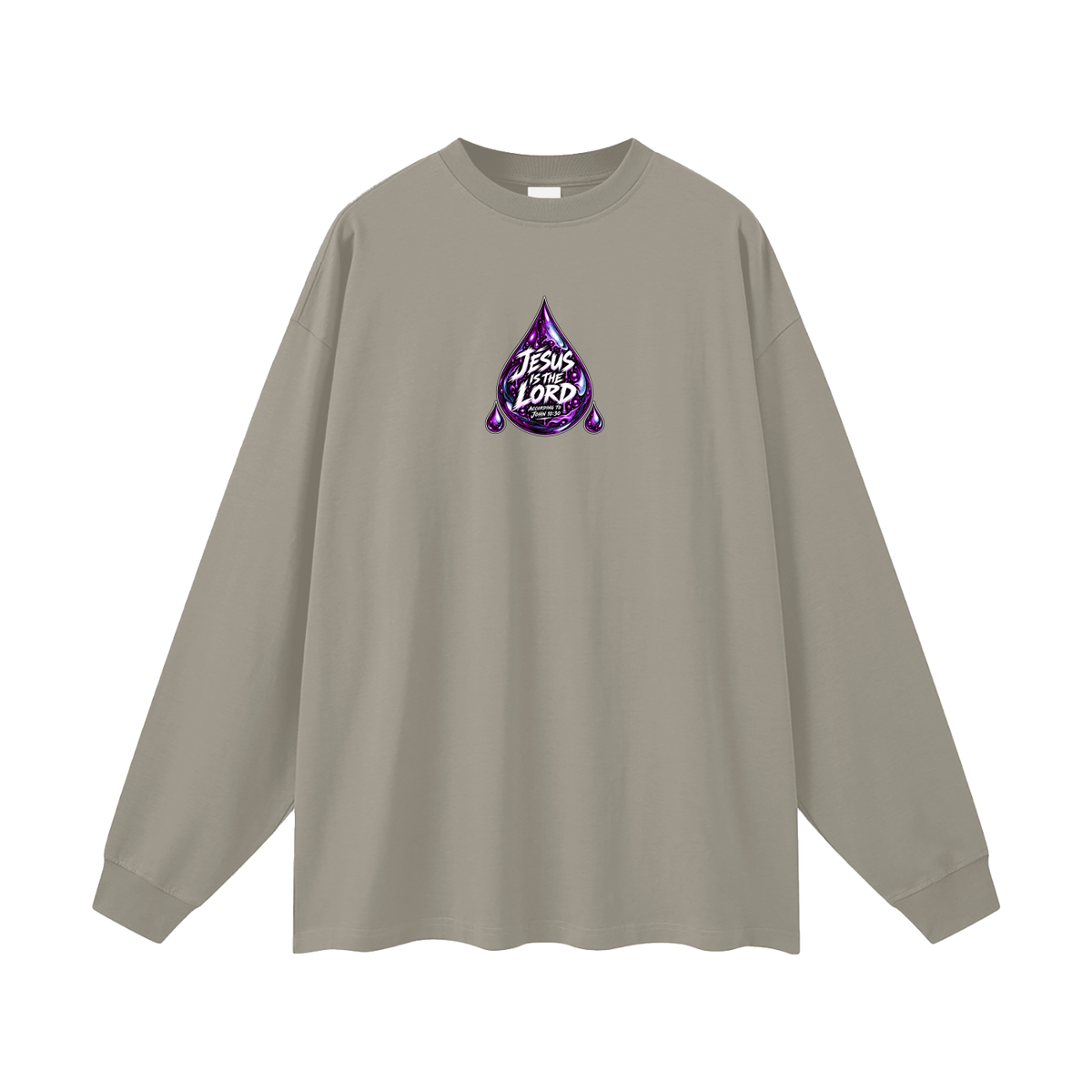JESUS IS LORD ACCORDING TO JOHN 10:30 THIS HOUSE WiLL SERVE THE LORD THE PERSON WILL "THE HOUSE" WILL SERVE THE LORD NOT THE "BUILDING" Long Sleeve T-Shirt