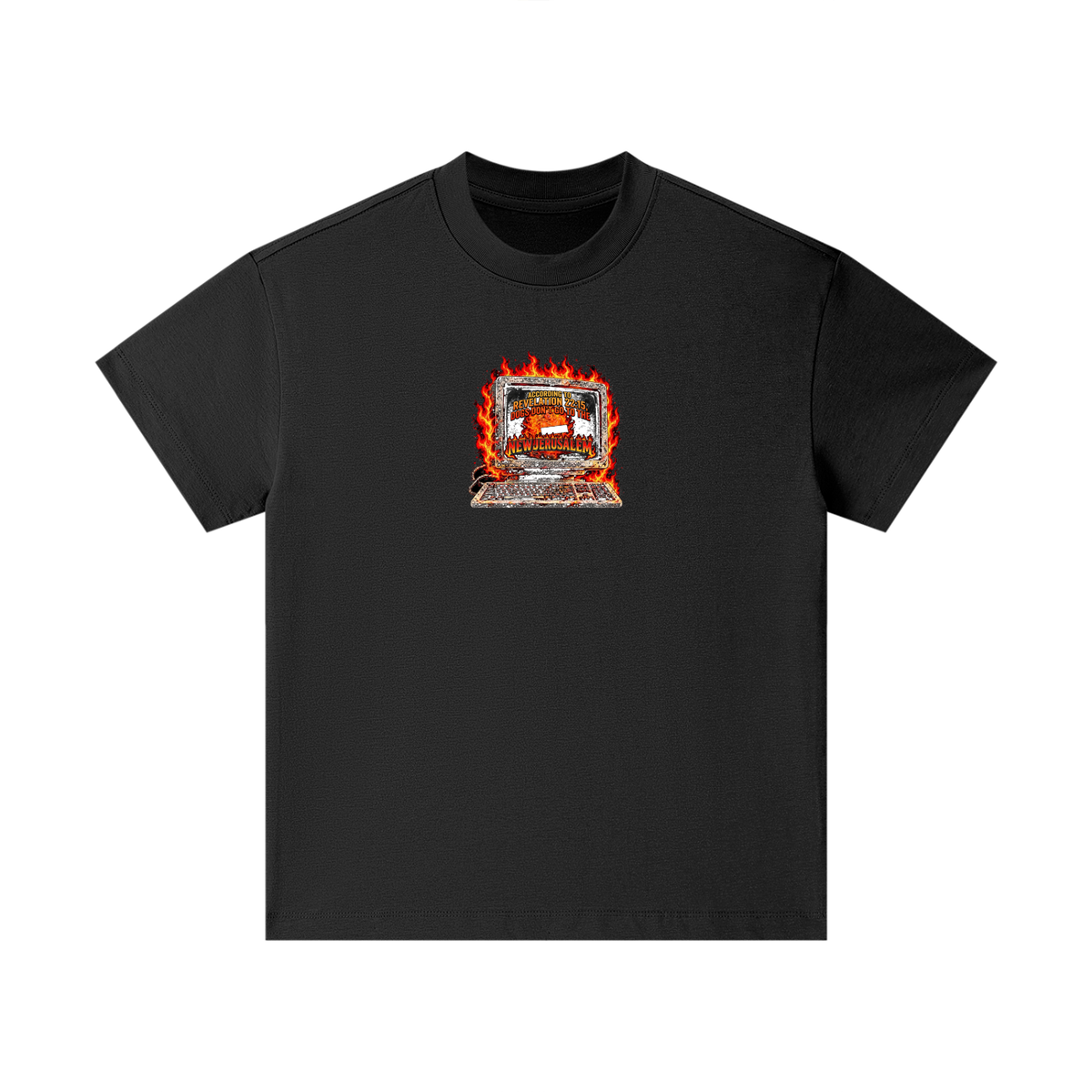 ACCORDING TO REVELATION 22:15, DOGS DON'T GO TO THE NEW JERUSALEM Kids T-Shirt