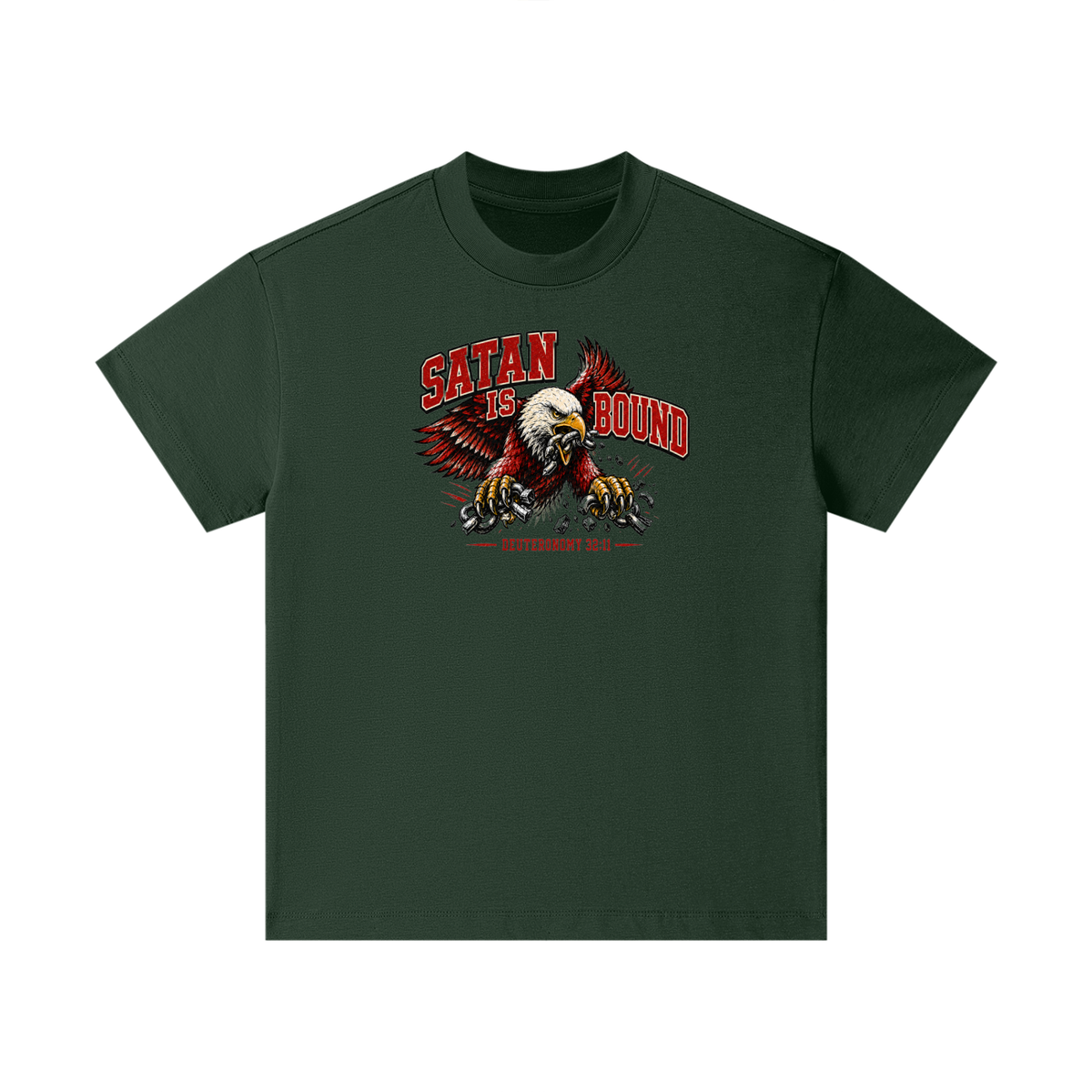SATAN IS BOUND - DEUTERONOMY 32:11 - Kids T-Shirt