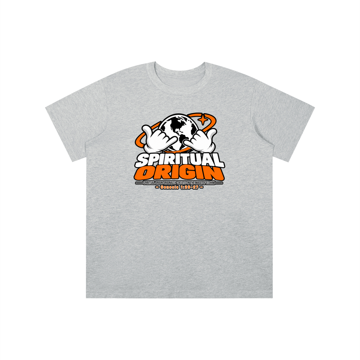 SPIRITUAL ORGIN SPIRITUAL ORGIN ORIGINALLY CREATED IN THE IMAGE OF ELOHIM - GENESIS 1:26-27 - youth T-shirt