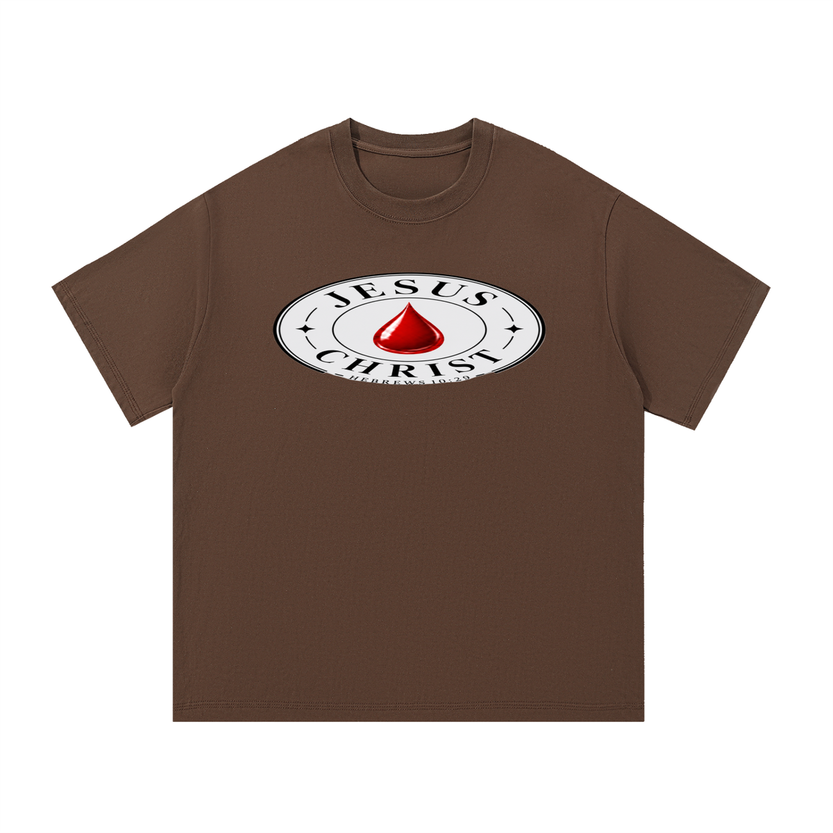 Jesus Christ blood emoji With Hebrews 10:29 T-Shirt