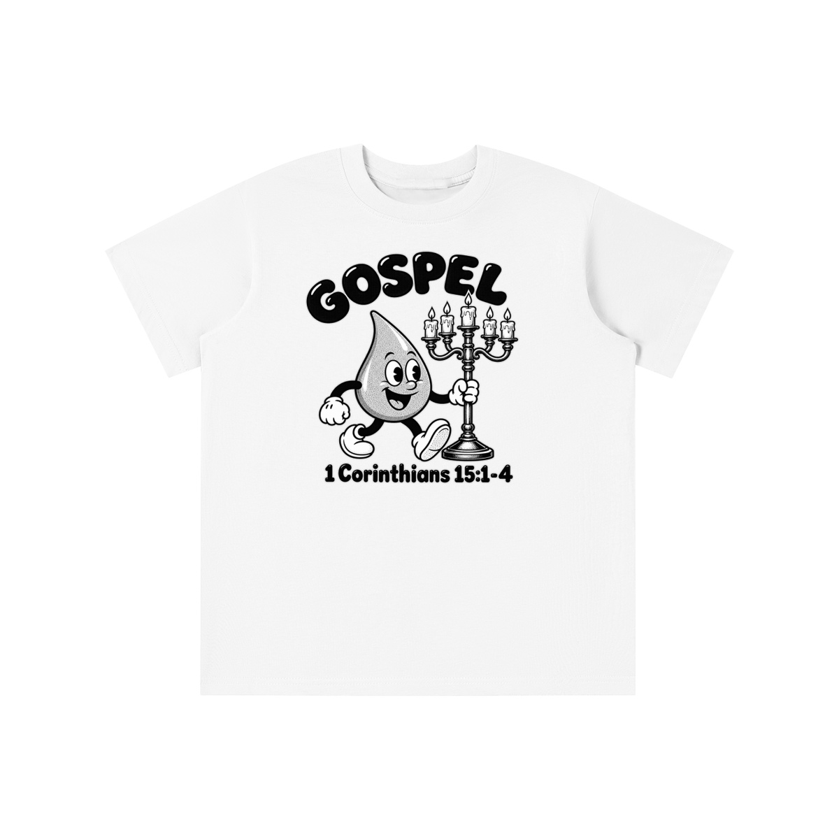 GOSPEL 1 Corinthians 15:1-4 youth T-shirt
