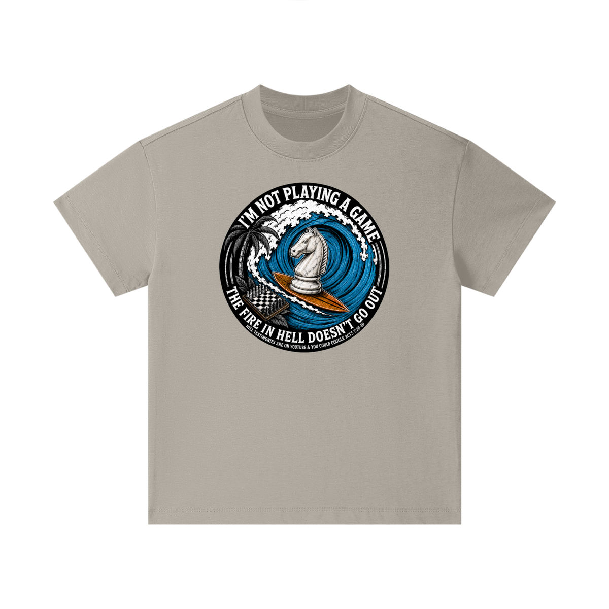 The fire in Hell doesnt go out Kids' T-Shirt