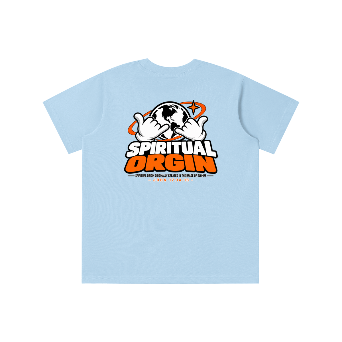 SPIRITUAL ORGIN - SPIRITUAL ORGIN ORIGINALLY CREATED IN THE IMAGE OF ELOHIM- youth T-shirt