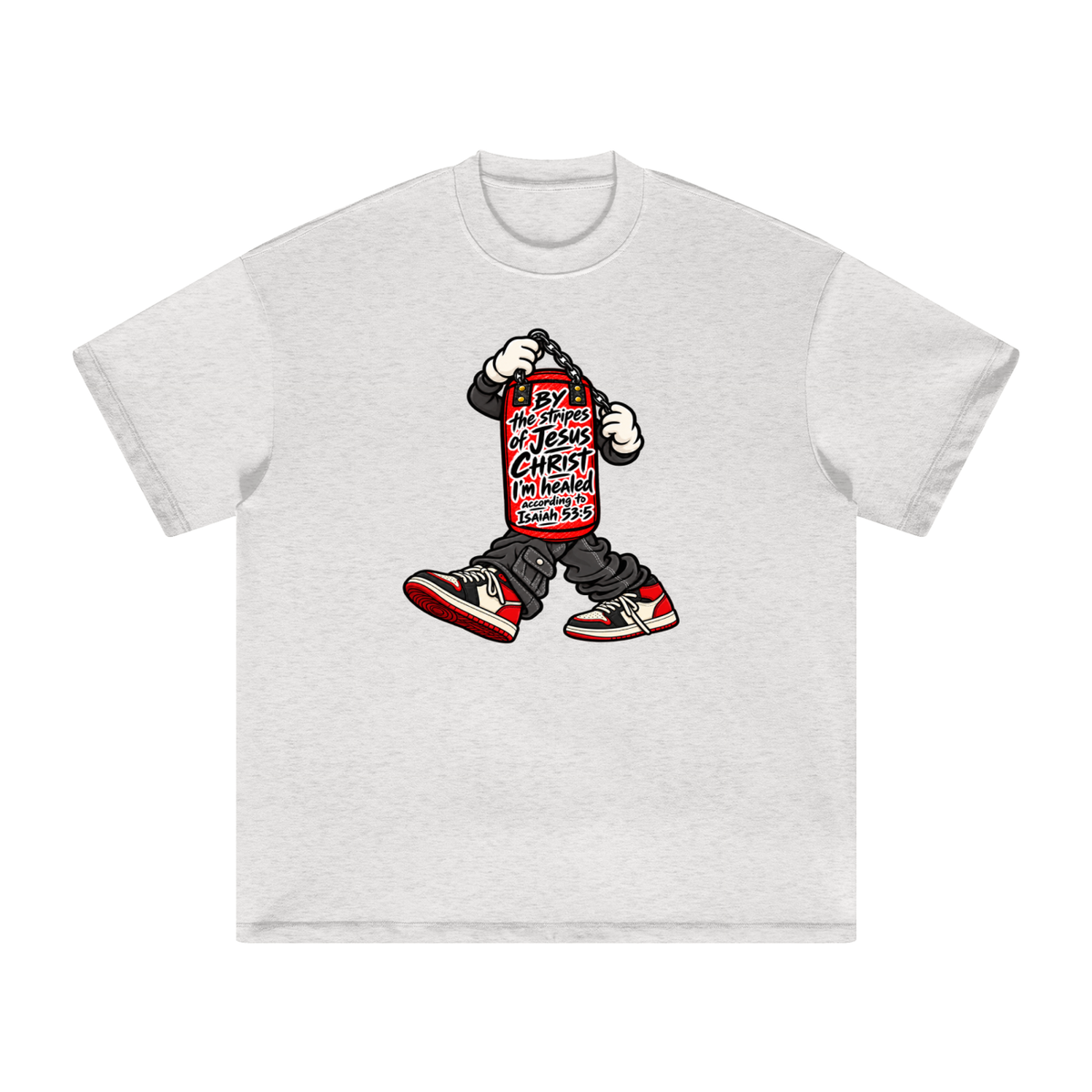 BY the stripes of Jesus CHRIST I'm heAled According to Isaiah 53:5 T-Shirt