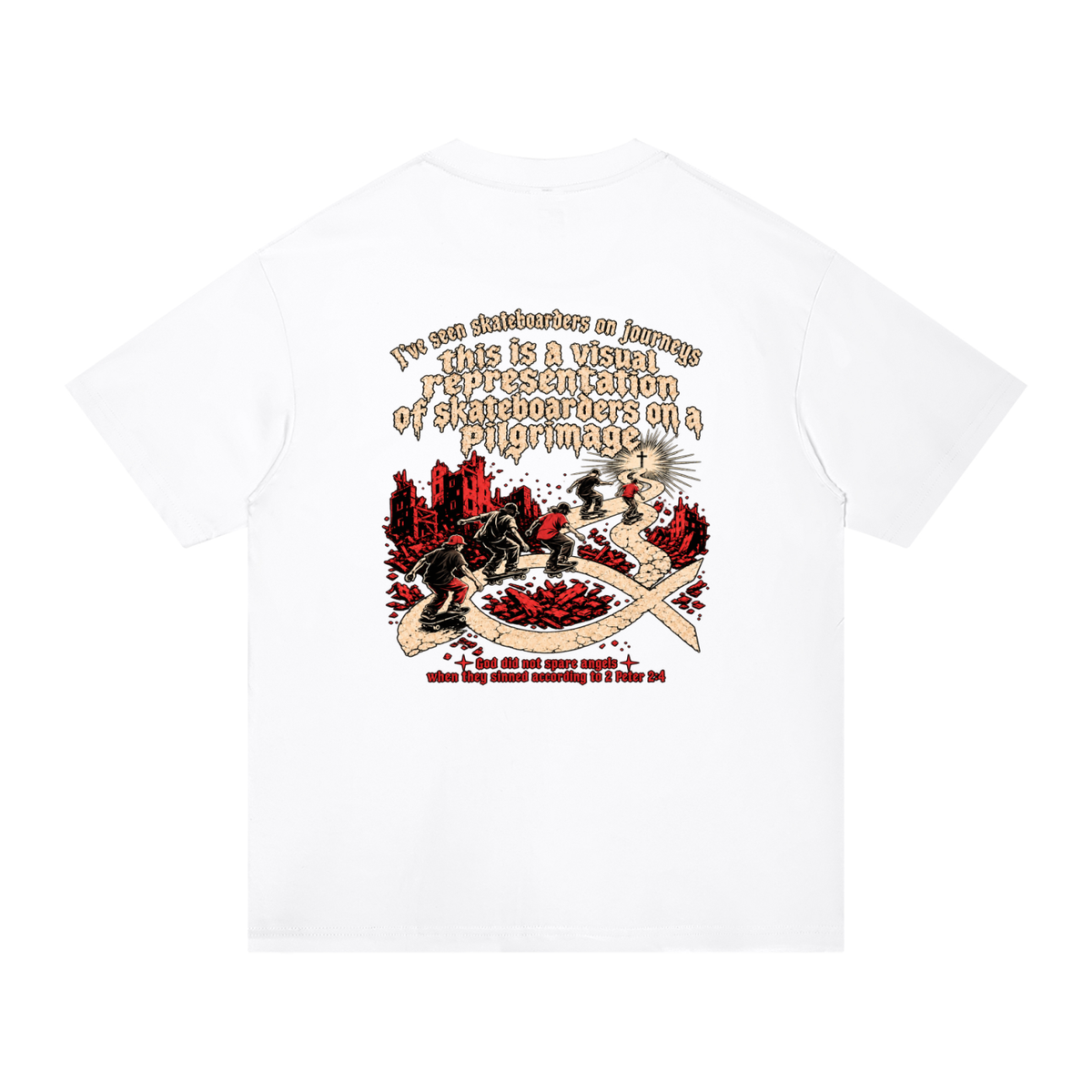 skateboarders on a pilgrimage T-Shirt