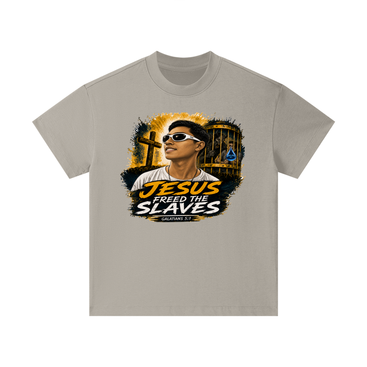 Jesus freed the slaves Kids T-Shirt