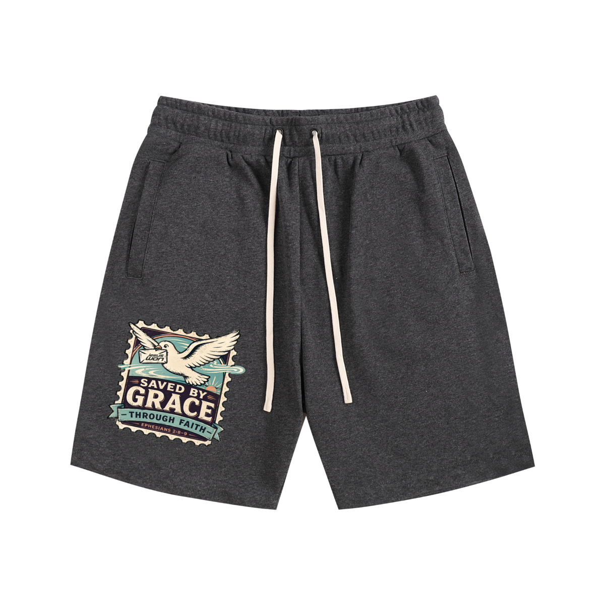 Saved by Grace though Faith Shorts