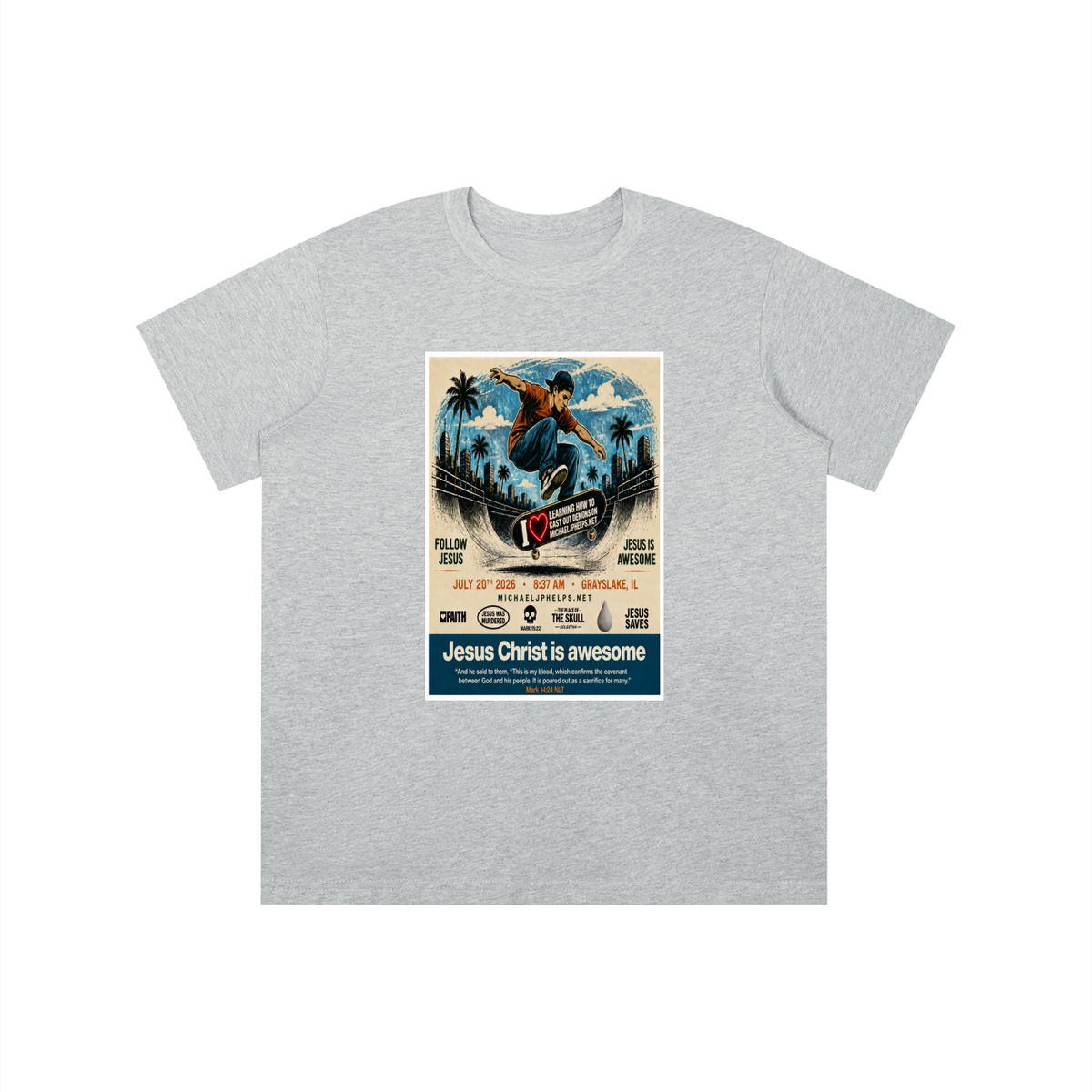 Jesus Christ is awesome youth T-shirt