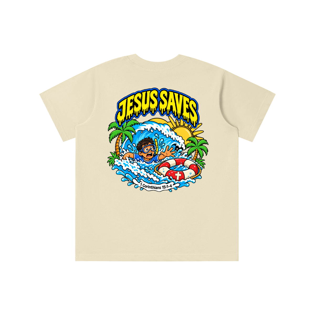 Jesus saves youth T-shirt