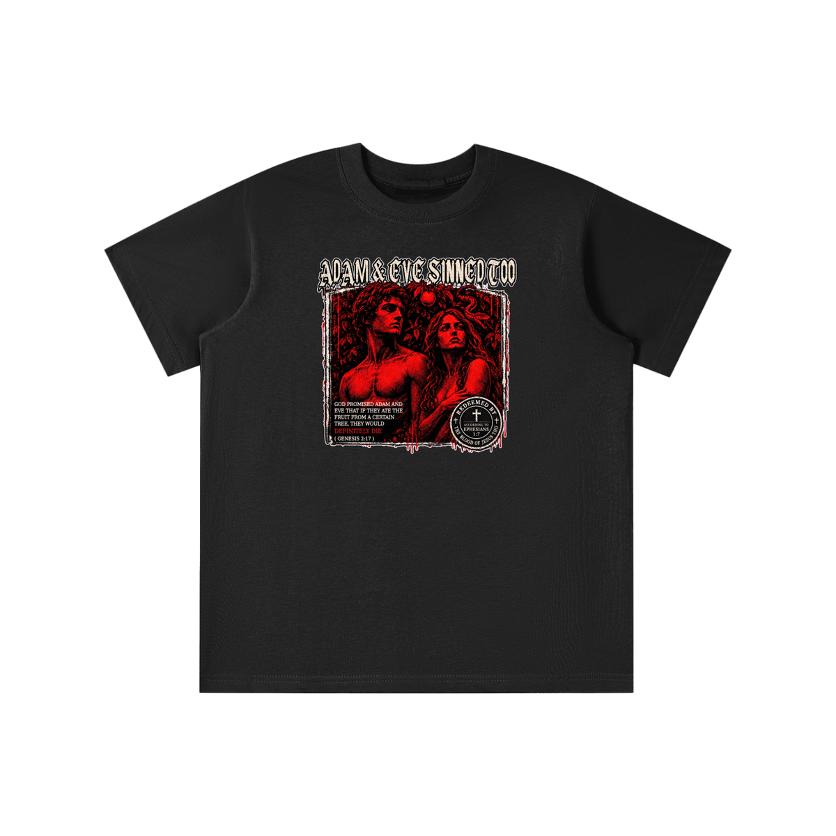 ADAM & EVE SINNED TOO youth T-shirt