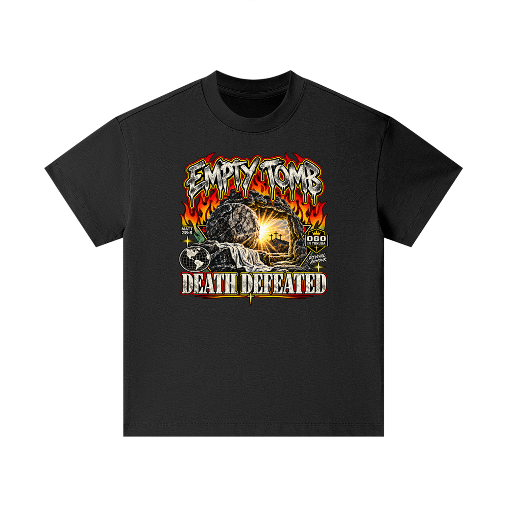 EMPTY TOMB DEATH DEFEATED Kids T-Shirt