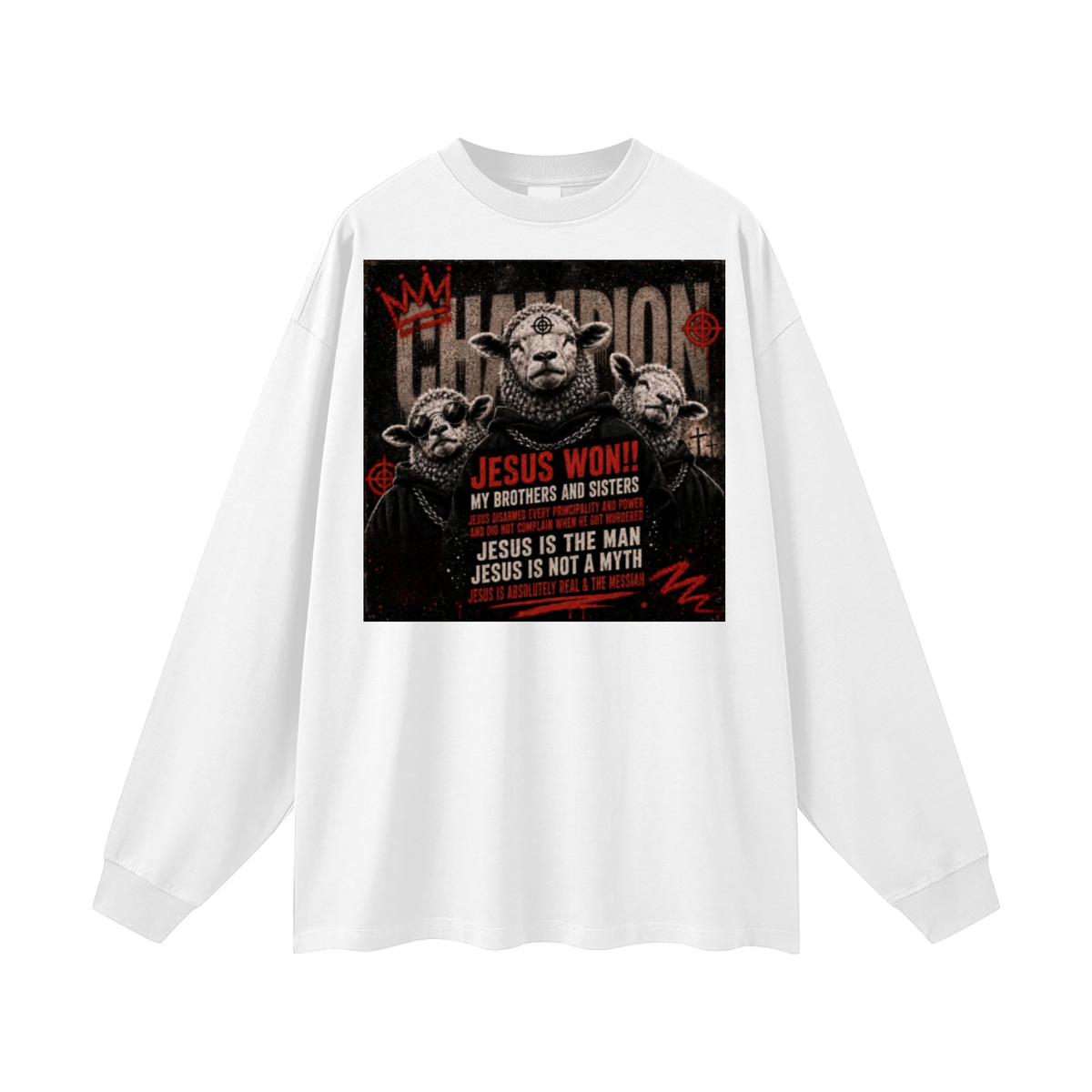 Jesus Won Long Sleeve T-Shirt