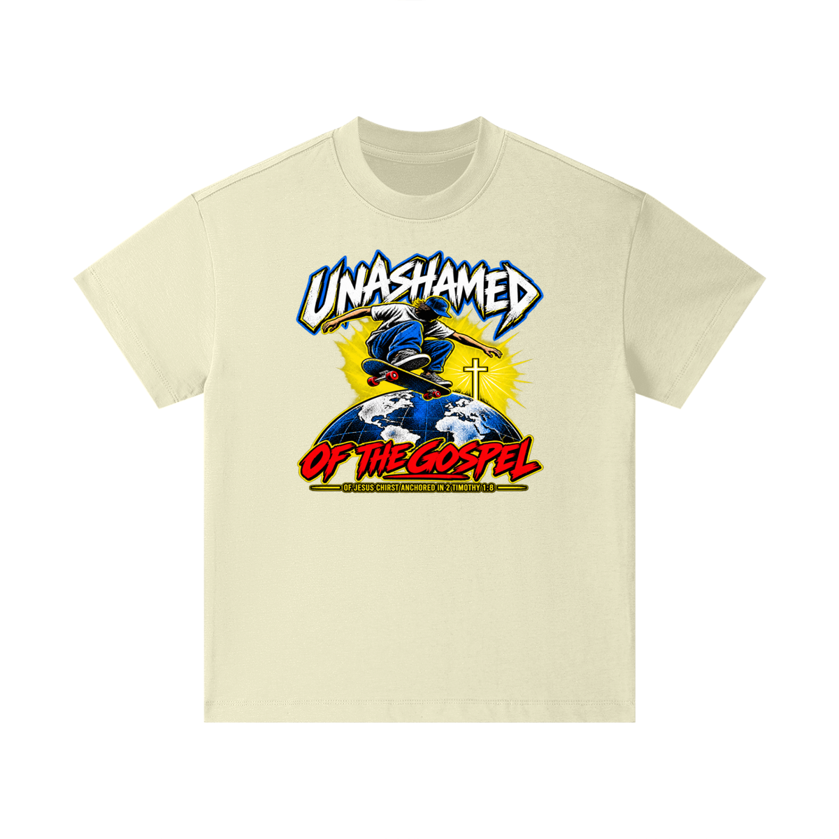 UNASHAMED OF THE GOPEL OF JESUS CHIRST ANCHORED IN 2 TIMOTHY 1:8 Kids T-Shirt