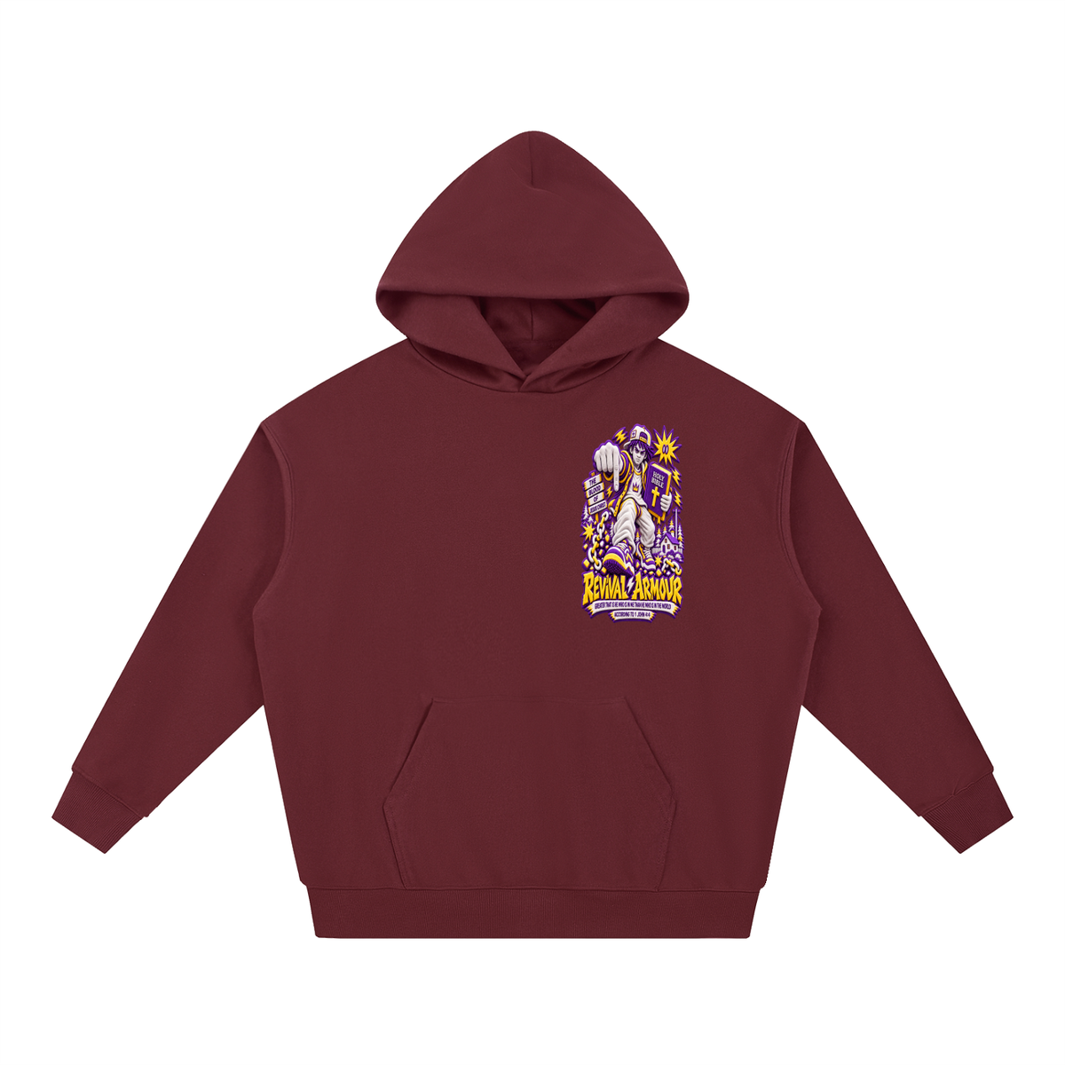 GREATER THAT IS HE WHO IS IN ME THAN WHO IS IN THE WORLD ACCORDING TO 1 JOHN 4:4 Hoodie