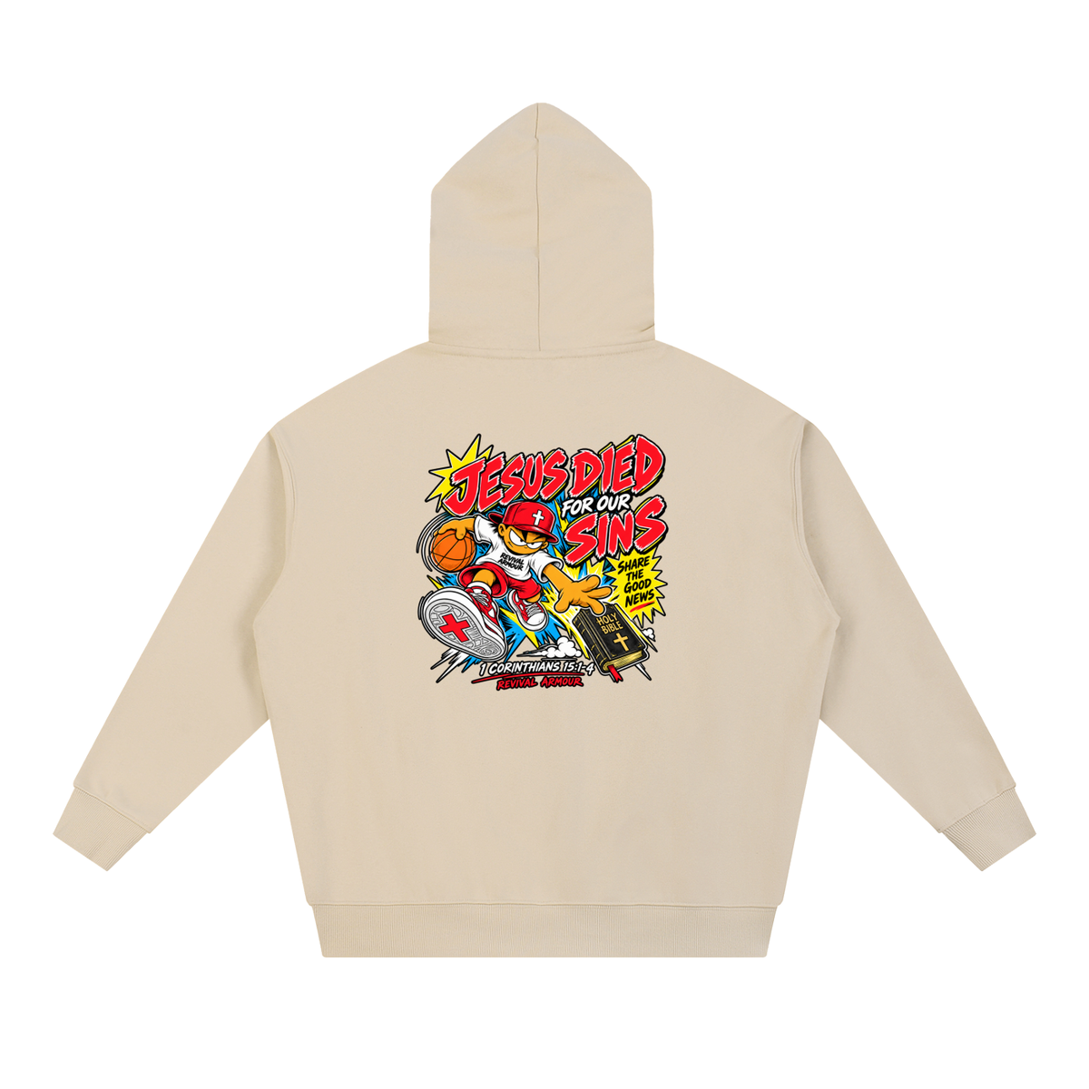 REVIVAL EST. 2026 ARMOUR JESUS DIED FOR OUR SINS Hoodie