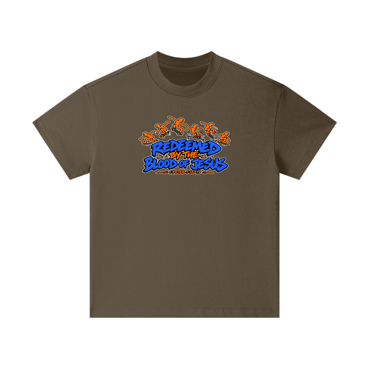 REDEEMED BY THE BLOOD OF JESUS - 1 PETER 1:18-19 - Kids T-Shirt