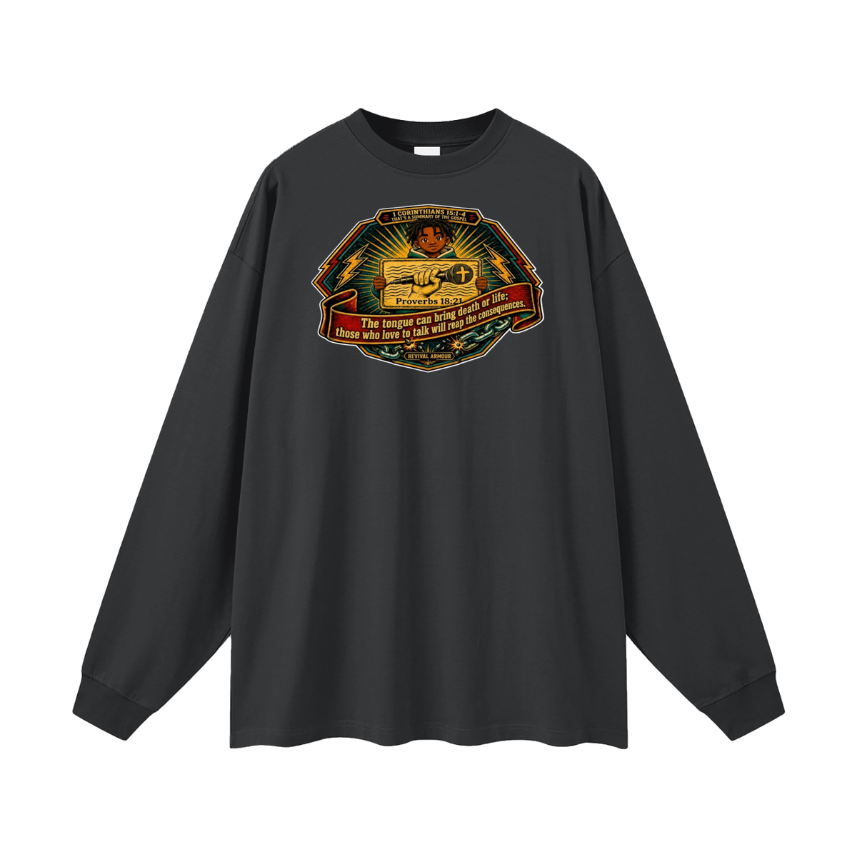 Oversized Unisex Long Sleeve T-Shirt