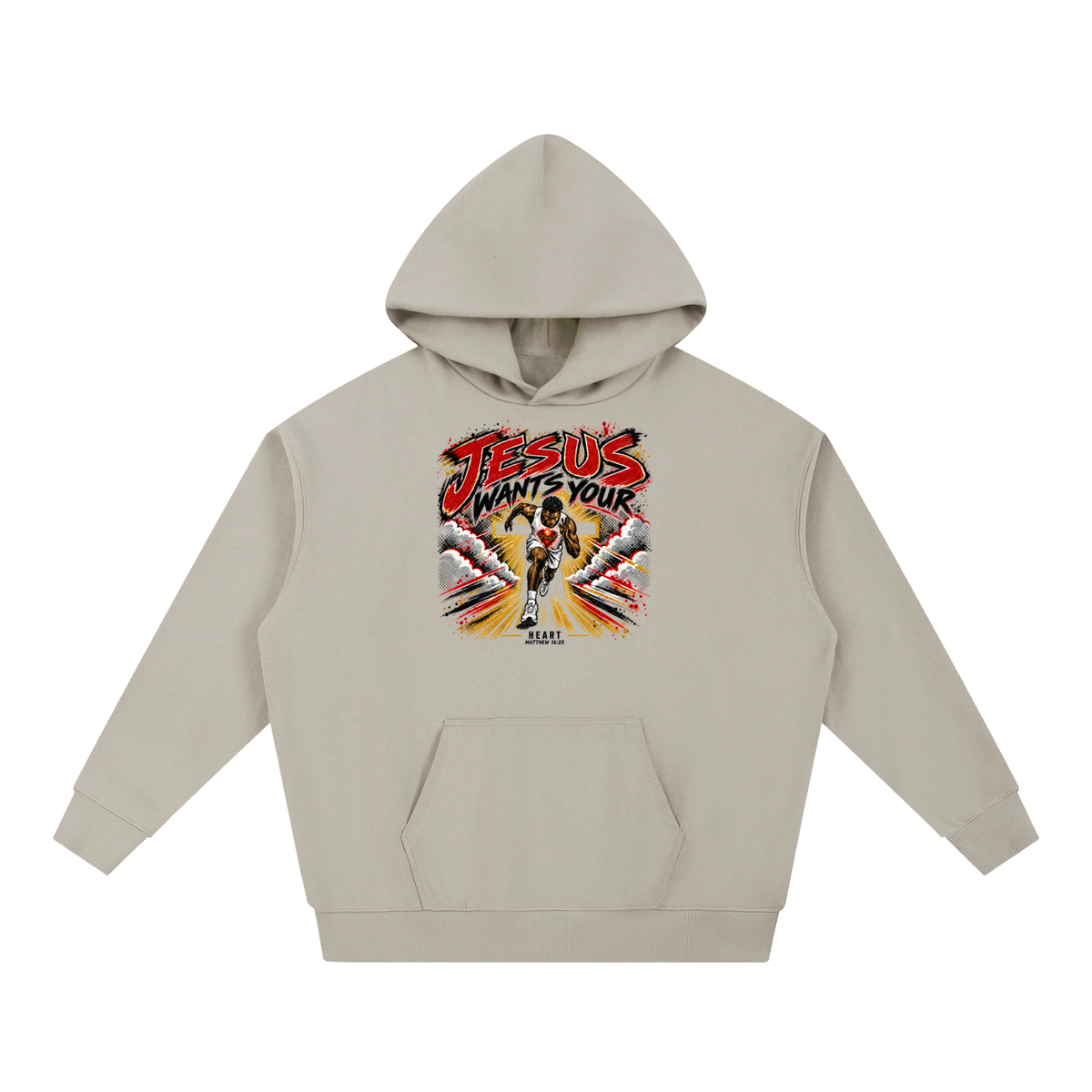 JESUS WANTS YOUR HEART MATTEW 16:25 Hoodie