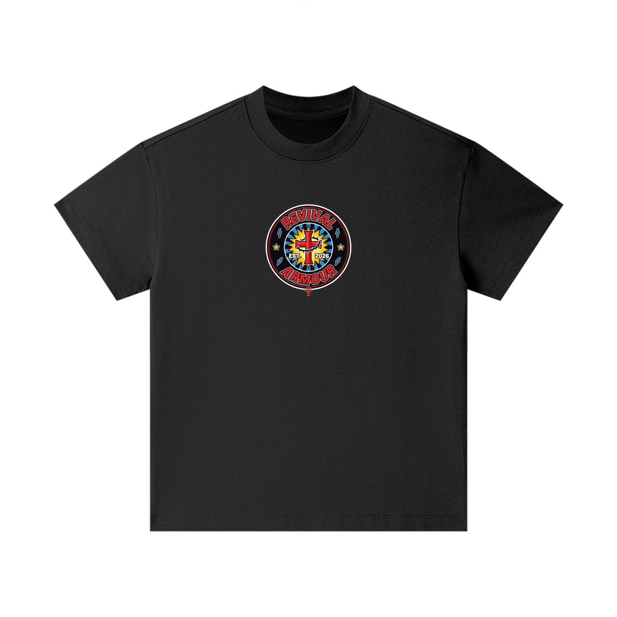 REVIVAL EST. 2026 ARMOUR JESUS DIED FOR OUR SINS Kids T-Shirt