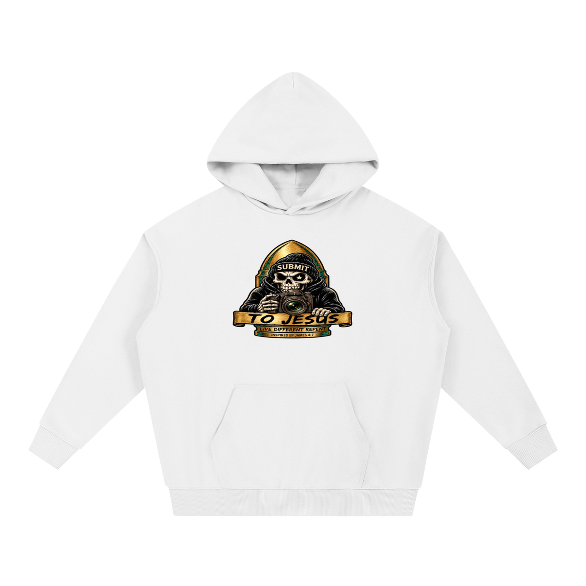 SUBMIT TO JESUS LIVE DIFFERENT REPENT INSPIRED BY JAMES 4:7 Hoodie