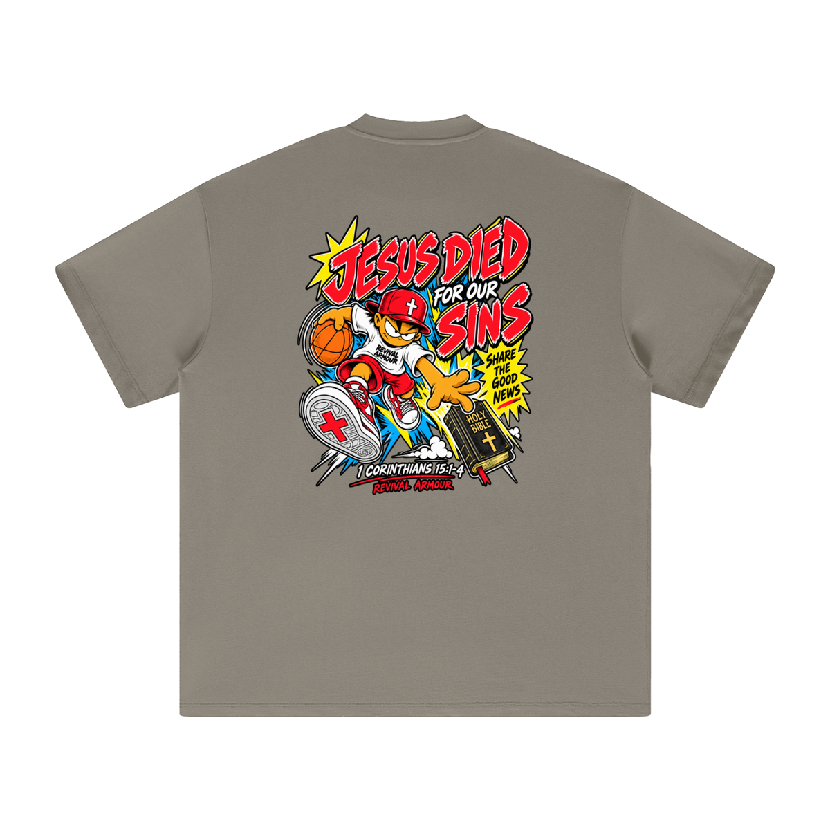 REVIVAL EST. 2026 ARMOUR JESUS DIED FOR OUR SINS T-Shirt